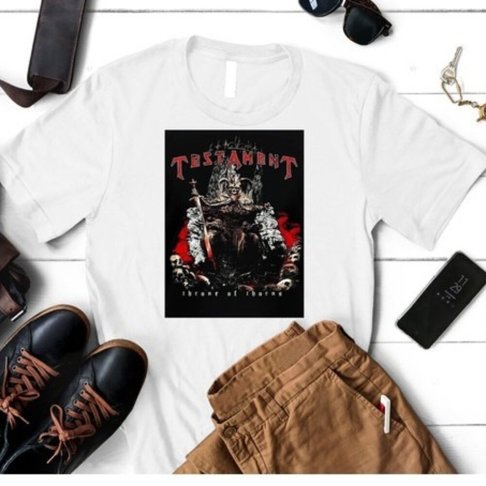 Testament Band T-Shirt Heavy Metal Rock Music Graphic Fan Tee 89
